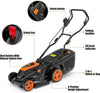 TECCPO 40V Cordless Lawn Mower, 15'' Brushless Lawn Mower with 4.0 Ah&2.5 Ah Batteries, 6 Mowing Heights, 10.6 Gal Grass Box, 3 Operation Heights, Charger Included - TDLM4065A