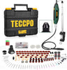 TECCPO Upgraded Rotary Tool 1.8 amp, 10000-40000RPM, 6 Variable Speed with 6 Attachments, Universal Keyless Chuck, 120 Accessories Ideal for Crafting and DIY - TART13P