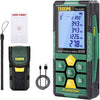 TECCPO Laser Rangefinder, 50m Laser Meter, USB 30mins Quick Charge, Electronic Angle Sensors, 99 Data, 2.25 '' LCD Backlight, Distance Measurement, Area, Volume, Tripod, IP54 - TDLM26P