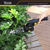 TECCPO Cordless Grass Shear, 7.2V 1.5Ah Cordless Shrub Shear and Hedge Trimmer, Quickly Load for 80min, Rotating Handle, 90mm Cutting Width. - TDGS03G